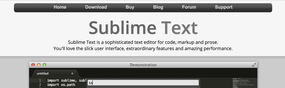 Sublime Text