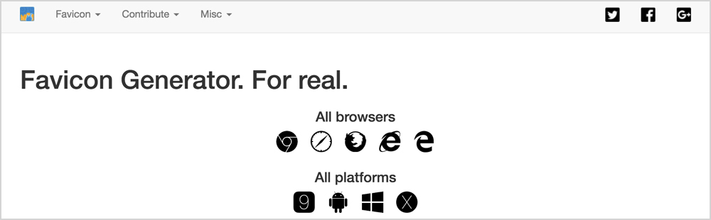 Real Favicon Generator