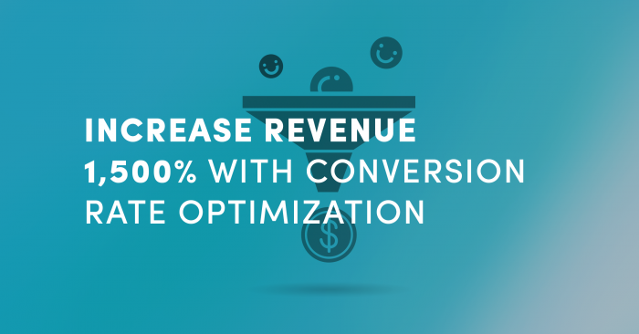 Increase Revenue 1,500% with Conversion Rate Optimization