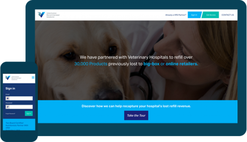 Veterinarian Recommended Solutions Ecommerce Web Application and Mobile App Development